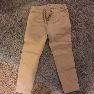 Old Navy pixie cut khakis